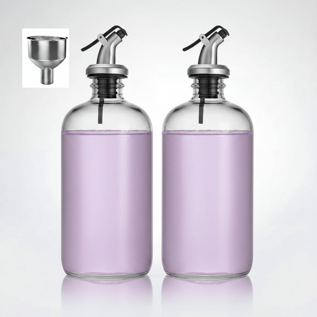 Refillable Mouthwash Dispenser Set, 2pcs